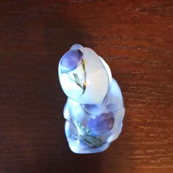 Fenton Signed Hand Painted Opalescent Duckling - Picture 5 of 7